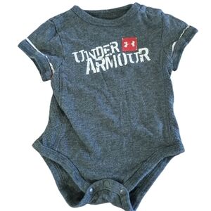 UNDER ARMOUR Grey Graphic Onesie